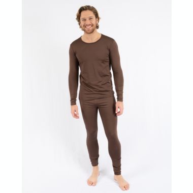 Leveret Men's Two Piece Thermal Pajamas. View a larger version of this product image.