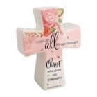 Alternate image 0 for I Can Do All Things Through Christ Blessings Cross 4.5 Inch