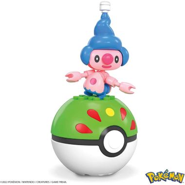MEGA Pokemon Mime Jr. Building Set with 24 Compatible Bricks and Pieces and Poke Ball. View a larger version of this product image.