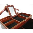 Alternate image 2 for Proman Products Home Indoor Decorative Norstar Valet with Flip Mirror in Mahogany