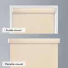 Alternate image 1 for Linen Avenue Custom Cordless Cassette 1% Solar Roller Shade, 65  W x 78 H Sand