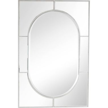 Camden Isle Home Contemporary Decorative Wall Mounted Helena Beveled Accent Mirror - 32"W x 48"H, Clear. View a larger version of this product image.