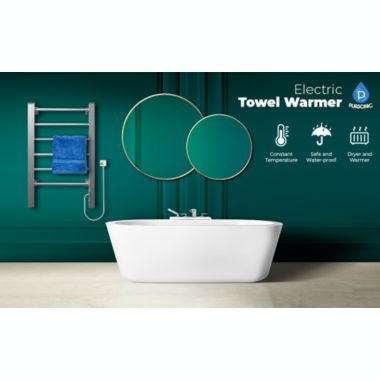 Pursonic 6-Bar Freestanding or Wall Mountable Towel Warmer. View a larger version of this product image.