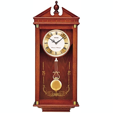 Seiko Regal Oak Wall Clock with Pendulum. View a larger version of this product image.