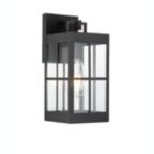 Alternate image 0 for ELE Light & Decor Amara Black Outdoor Hardwired Wall Lantern Sconce with No Bulbs Included