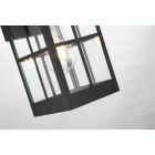 Alternate image 1 for ELE Light & Decor Amara Black Outdoor Hardwired Wall Lantern Sconce with No Bulbs Included