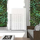 Alternate image 3 for Neutypechic 6.5 ft. H x 4 ft. WPatio Laser Cut Metal Privacy Screen, 24"*48"*3 panels