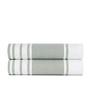Standard Textile Home - Mediterranean Towels, Sage, Bath Towel Set of 2