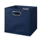 Alternate image 1 for Niche Cubo Set of 2 Foldable Fabric Storage Bin with Built-in Chrome Handles - Blue
