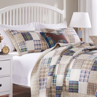 Greenland Home Oxford Quilt and Pillow Sham Set - 5-Piece - King/Cal King 105x95", Multi. View a larger version of this product image.
