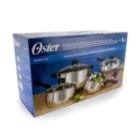 Alternate image 3 for Oster Rametto 8 Piece Stainless Steel Kitchen Cookware Set with Glass Lids