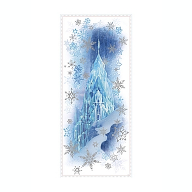 Roommates Decor Disney Frozen Ice Palace ft. Elsa And Anna Giant Wall Decals With Glitter. View a larger version of this product image.