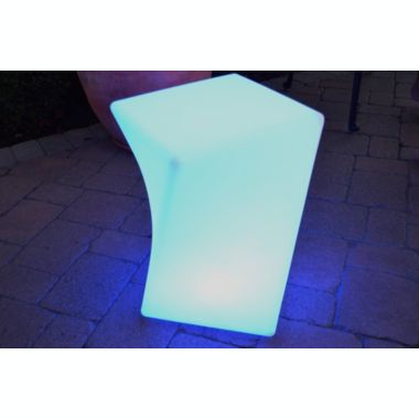 The Pool Supply Shop 18" Twisted Remote Controlled Portable LED Illuminated Color Changing Chair. View a larger version of this product image.