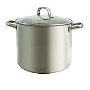 Oster Adenmore 12 Quart Stainless Steel Stock Pot With Tempered Glass Lid