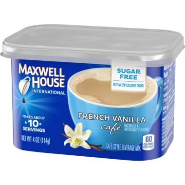 Maxwell House International French Vanilla Mix, 4 OZ. View a larger version of this product image.