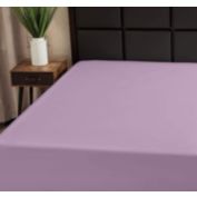 Superity Linen 100% Cotton Fitted Sheets - Lavender