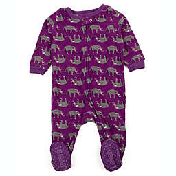 Leveret Kids Footed Fleece Pajama Print (Sizes 2T - 5T)
