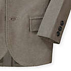 Alternate image 1 for Hope & Henry Boys&#39; Classic Suit Jacket (Dark Taupe Herringbone, 3)