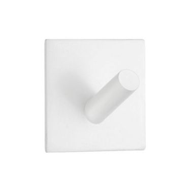 Smedbo Self-Adhesive Hook White Stainless Steel BX1092. View a larger version of this product image.