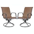 Alternate image 0 for Garden Elements Sienna Swivel Rocker Metal Patio Chair, Brown Espresso Finish (Pack of 2)