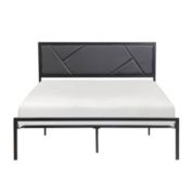 Lexicon Home Decorative Full Metal Platform Bed - Gunmetal - 56 X77 X40