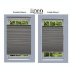 Alternate image 1 for Linen Avenue Custom Cordless 36 W x 48 H Dark Grey Top Down Bottom Up Blackout Cellular Shade