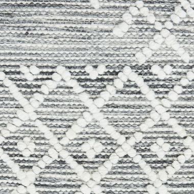 Nicole Curtis Series 3 Textured Diamond Motif Indoor Rug Grey/Ivory 8' x 10'6". View a larger version of this product image.