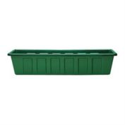 Novelty Polypro Plastic Hunter Green Flower Box Planter Liner, 36 Inch