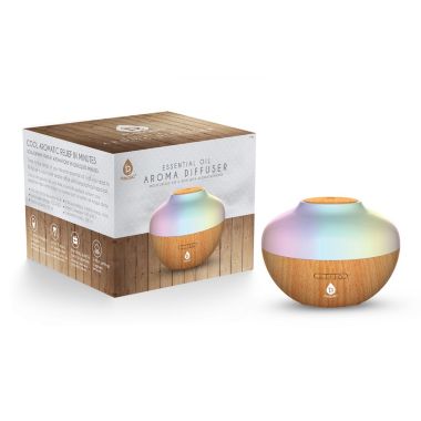 Pursonic 300ml Aromatherapy Essential Oil Diffuser Moisturizes Air & Skin, 7 Color Changing LED Lights Waterless Auto Shut-Off. View a larger version of this product image.