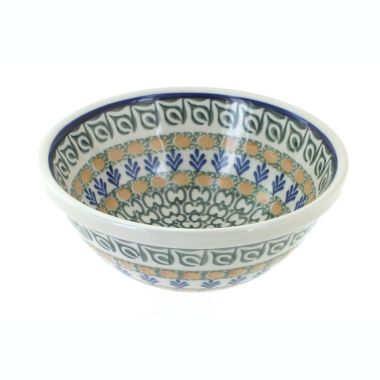Blue Rose Polish Pottery Ceramika Artystyczna Cereal Bowl. View a larger version of this product image.