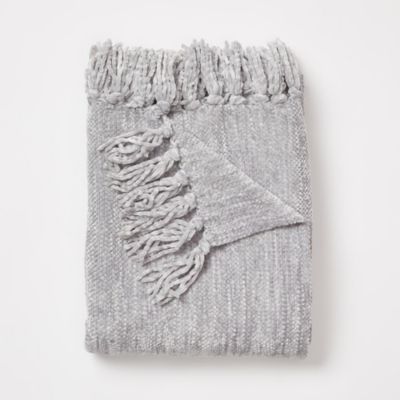 Grey Décor&More Bon Iver Collection Extra Soft Mandala Embossed Microplush Throw Blanket with Sherpa Backing 50 x 60