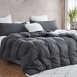 Byourbed Snorze Cloud Microfiber Coma Inducer Comforter - Queen - Faded Black