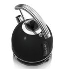 Alternate image 1 for Swan 1.7 Litre Retro Dome Kettle Black