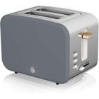 Alternate image 0 for Swan - Nordic Collection 2-Slice Toaster, 900 Watts, Matte Gray