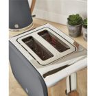 Alternate image 3 for Swan - Nordic Collection 2-Slice Toaster, 900 Watts, Matte Gray