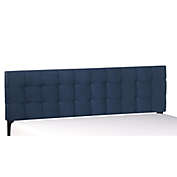 Hillsdale Furniture Delaney Upholstered King Headboard, Blue Velvet