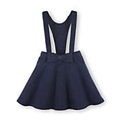 Hope & Henry Girls&#39; Fleece Bow Front Suspender Skirt, Infant, 18-24 Months