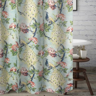 Greenland Home Pavona Enchanted Garden Shower Curtain, 72x72-inch. View a larger version of this product image.