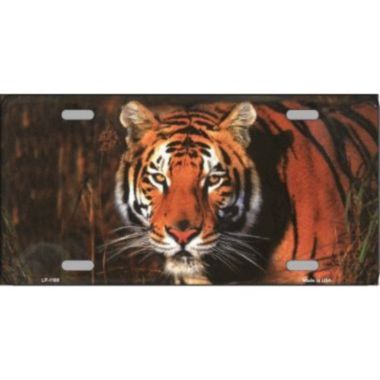 Smart Blonde Tiger Novelty Vanity Metal License Plate Tag Sign. View a larger version of this product image.