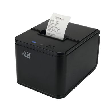 Adesso - Thermal Receipt Printer 2in Supports 1D Barcodes Connects to Any Cash Drawer - Black. View a larger version of this product image.