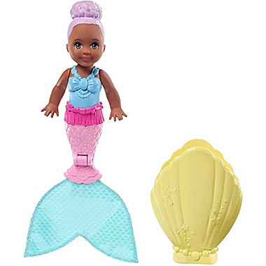 Barbie Dreamtopia Blind Pack Surprise Mermaid Dolls, 4-Inch, in Seashell, with Surprise Look, Gift for 3 to 7 Year Olds. View a larger version of this product image.
