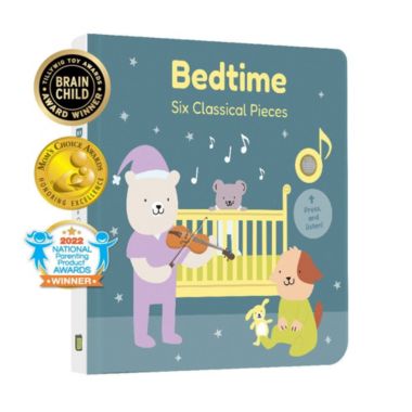 Cali's Books Bedtime Baby Music Book - Music Books for Toddlers 1-3 with 6 Classical Pieces. Bedtime Sound Books for Babies. Educational Gifts for Babies and Toddlers. View a larger version of this product image.