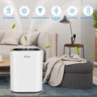 Alternate image 1 for Inq Boutique Mooka True HEPA+ Air Purifier, Large Room to 1,350 Sq Ft, Auto Mode, Air Quality Sensor, Enhanced 6-Point Purification, for Allergies and Pets, Rid of Dander, Dust, Smoke, Odor,GL-FS32 white
