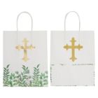 Alternate image 2 for Faithful Finds Religious Party Favor Gift Bags for Christening Gifts for Girls and Boys Baptism, First Communion (10 x 8 x 4 In, 15 Pack)