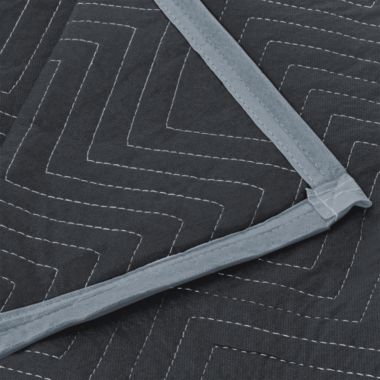 Sure-Max 6 Moving & Packing Blankets - Ultra Thick Pro - 72" x 40" - Professional Quilted Shipping Furniture Pads Black. View a larger version of this product image.