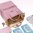 Alternate image 1 for Sunveno Quilted Diaper Backpack