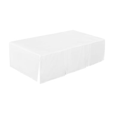 Everyday Kids White Pleated Crib Skirt. View a larger version of this product image.