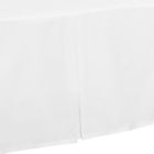 Alternate image 1 for Everyday Kids White Pleated Crib Skirt