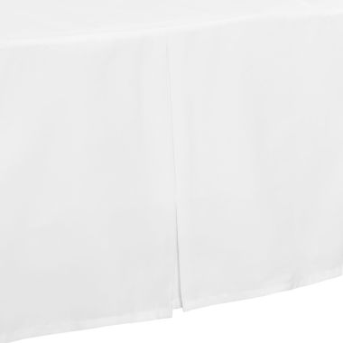 Everyday Kids White Pleated Crib Skirt. View a larger version of this product image.