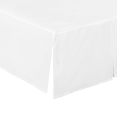 Everyday Kids White Pleated Crib Skirt. View a larger version of this product image.
